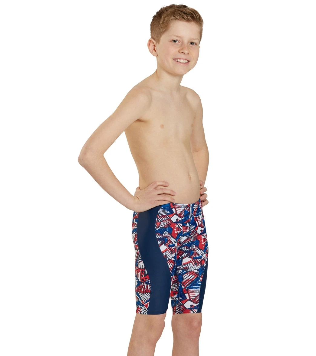 Tribal Graffiti Splice Jammer Swimsuit Youth (22 - 28) 2 Tribal Graffiti Splice Jammer Swimsuit Youth (22 - 28) - Image 2