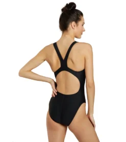 Piped Splice Wide Strap One Piece Swimsuit 8 Piped Splice Wide Strap One Piece Swimsuit -Speede Trendy 7595815272616 blackmaroon 3a
