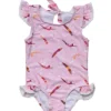 Girls' Diving Diva Frill One Piece Swimsuit (Baby)