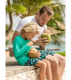 Boys' Coco Loco Swim Trunks (Toddler, Little Kid, Big Kid) -Speede Trendy 7601446944936 navy 4a