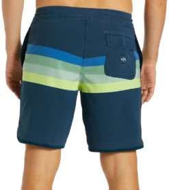 Billabong Men's 19" 73 Spinner LT Board Shorts -Speede Trendy 7607315431592 blue 3a