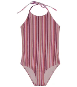 Splendid Girls' Lurex Stripe One Piece Swimsuit (Big Kid)