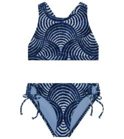 Splendid Girls' Indigo Two Piece Bikini Set (Big Kid)