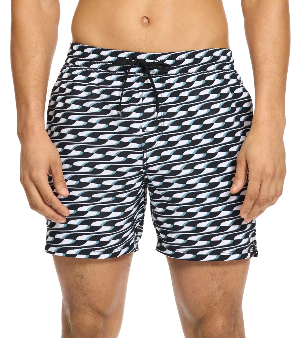 Puma Men's 5.5" Quickdry Printed Swim Trunks 1 Puma Men's 5.5" Quickdry Printed Swim Trunks