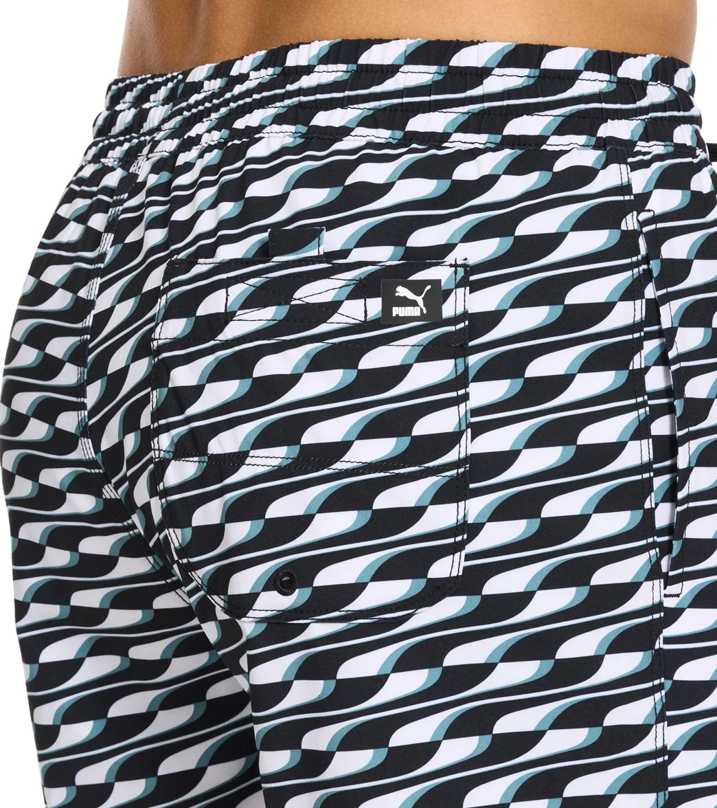 Puma Men's 5.5" Quickdry Printed Swim Trunks 5 Puma Men's 5.5" Quickdry Printed Swim Trunks - Image 5