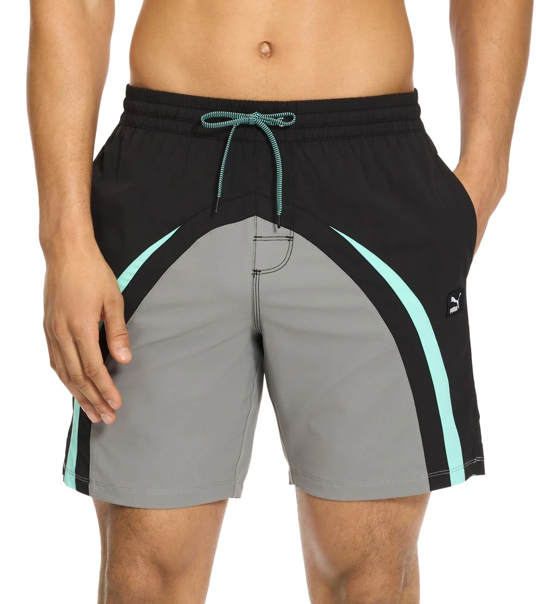 Puma Men's 7" Swxp Blocked Swim Trunks 1 Puma Men's 7" Swxp Blocked Swim Trunks