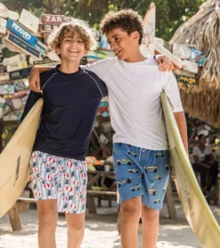 Boys' Surf Safari Swim Trunks (Toddler, Little Kid, Big Kid) 9 Boys' Surf Safari Swim Trunks (Toddler, Little Kid, Big Kid) -Speede Trendy 7631514075304 blue 4a