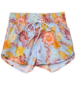 Girls' Boho Tropical Board Shorts (Big Kid)