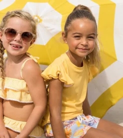 Girls' Boho Tropical Board Shorts (Big Kid) -Speede Trendy 7652777427112 blue 5a