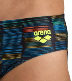 Arena Men's Slow Motion Brief Swimsuit -Speede Trendy 7658047504552 blackmulti 4a