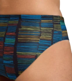 Arena Men's Slow Motion Brief Swimsuit -Speede Trendy 7658047504552 blackmulti 5a