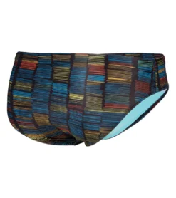 Arena Men's Slow Motion Brief Swimsuit -Speede Trendy 7658047504552 blackmulti 9a