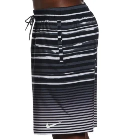 Nike Men's 20" Fade Stripe Breaker Swim Trunks 7 Nike Men's 20" Fade Stripe Breaker Swim Trunks -Speede Trendy 7756927074472 black 3a