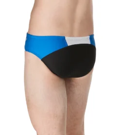 Speedo Vibe Men's Dual Colorblock One Brief Swimsuit -Speede Trendy 7762588631208 anthracite 3a