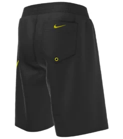 Nike Boys' Shift Swim Trunks (Big Kid) -Speede Trendy 7763489423528 black 3a