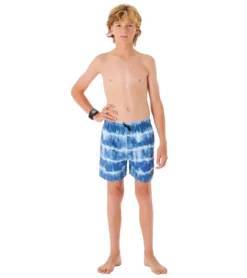 Rip Curl Boys' Tube Heads Dye Swim Trunks (Big Kid) 7 Rip Curl Boys' Tube Heads Dye Swim Trunks (Big Kid) -Speede Trendy 7775081627816 dustyblue 4a