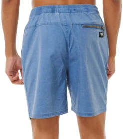Rip Curl Men's 17" Quality Surf Products Swim Trunks -Speede Trendy 7787832443048 sparkyblue 3a