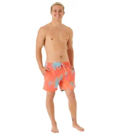 Rip Curl Men's 16" Party Pack Swim Trunks 7 Rip Curl Men's 16" Party Pack Swim Trunks -Speede Trendy 7787843485864 peach 4a