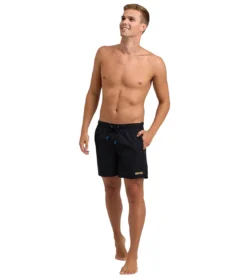 Arena Men's 16" Pro_File Beach Boxer Swim Trunks -Speede Trendy 7792825565352 blackasphaltgold 3a